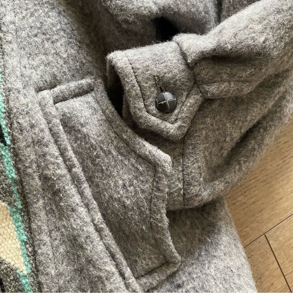 ❌SOLD❌Vintage 70s Chimayo Wool Bomber Jacket - Picture 4 of 9